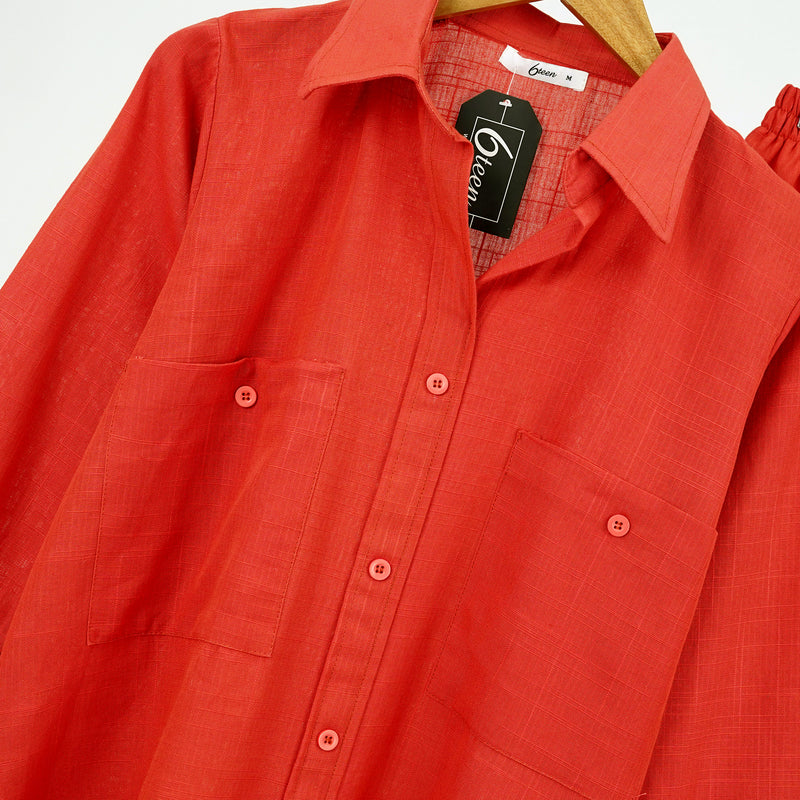 Terracotta Khadar Suit - Image 5